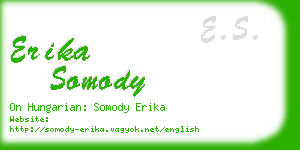 erika somody business card